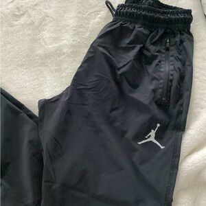 Black Jogger Pants with Logo